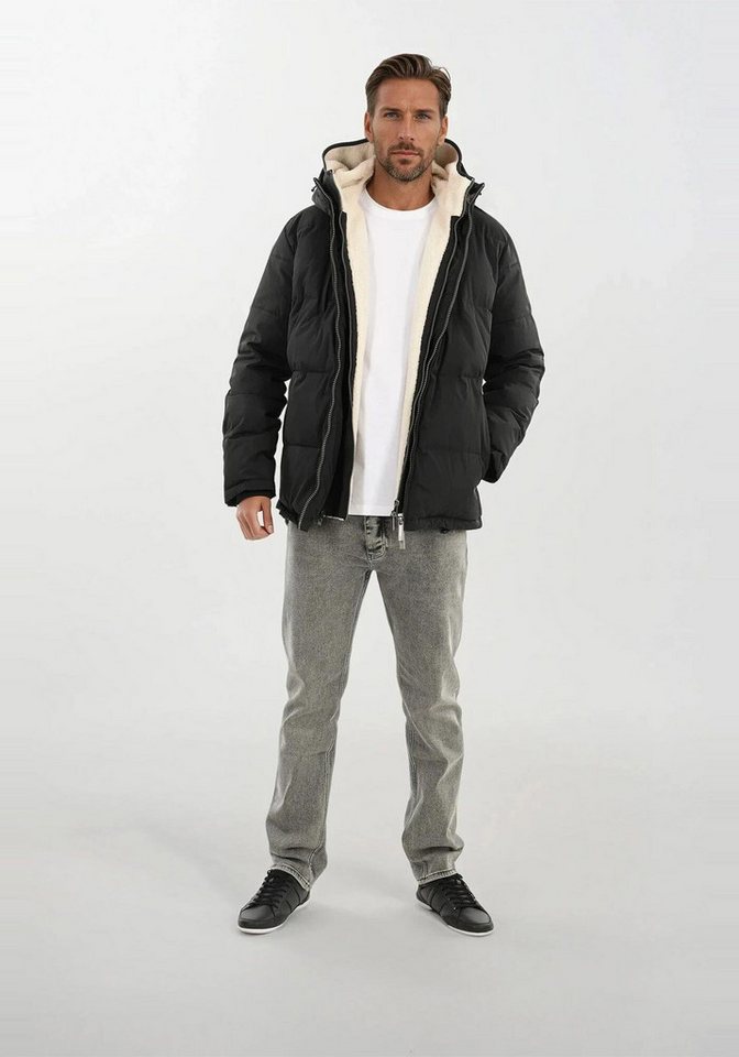 Alessandro Salvarini Winterjacke ASFredii mit abnehmbaren Teddy-Fleece-Innenlayer von Alessandro Salvarini