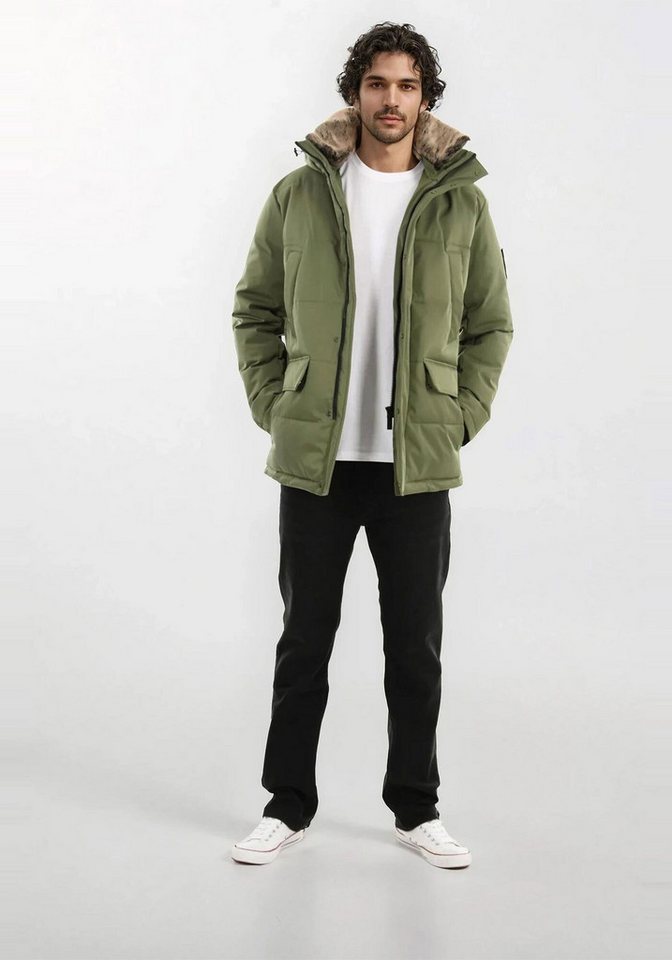 Alessandro Salvarini Winterjacke ASGiova Parka mit warmem Kunstfellkragen und hochwertigem Obermaterial von Alessandro Salvarini