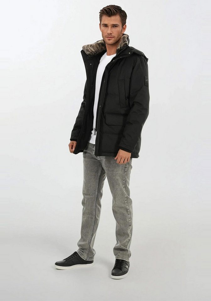 Alessandro Salvarini Winterjacke ASGiova Parka mit warmem Kunstfellkragen und hochwertigem Obermaterial von Alessandro Salvarini