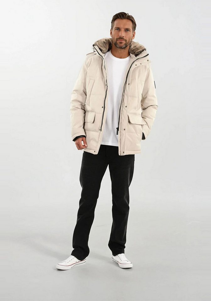 Alessandro Salvarini Winterjacke ASGiova Parka mit warmem Kunstfellkragen und hochwertigem Obermaterial von Alessandro Salvarini