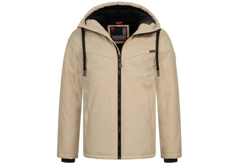 Alessandro Salvarini Winterjacke ASLighty innen komplett mit warmem Teddyfell von Alessandro Salvarini