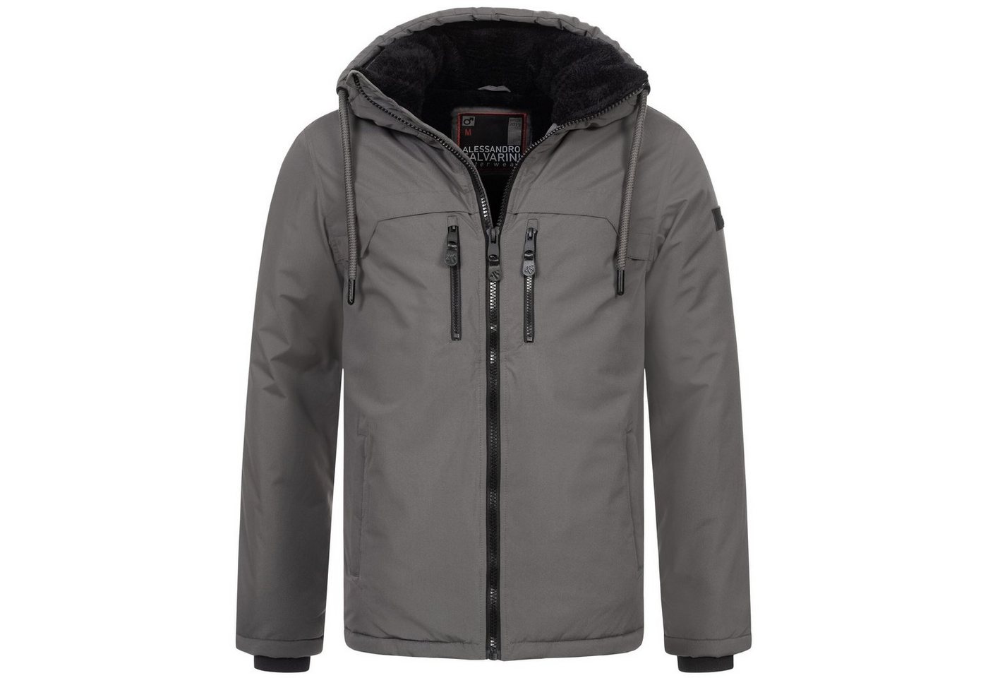 Alessandro Salvarini Winterjacke ASMori mit warmem Teddyfell von Alessandro Salvarini