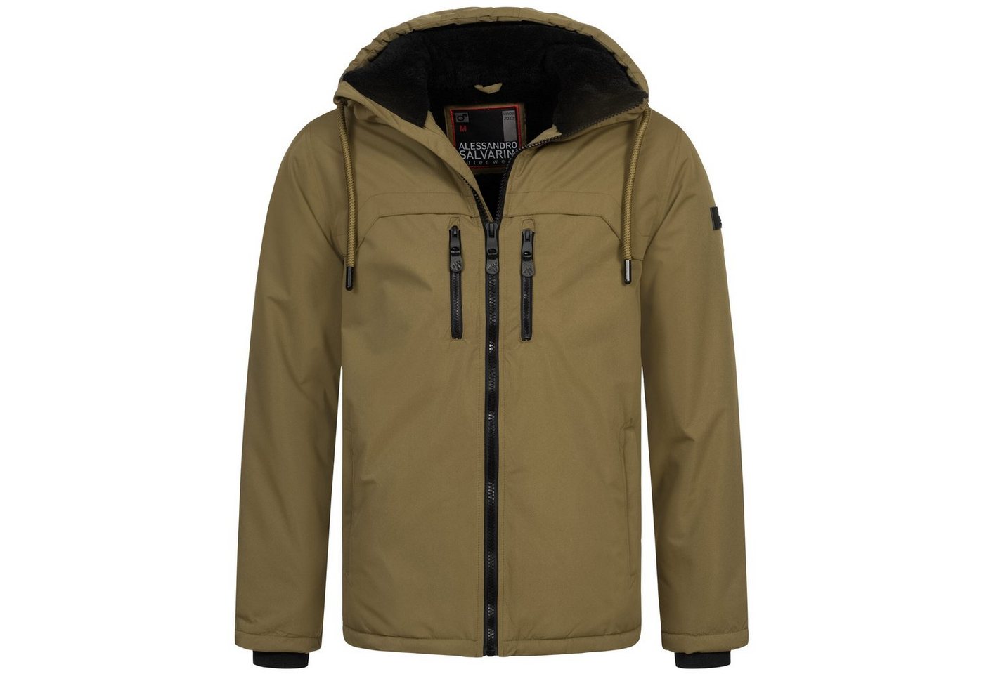 Alessandro Salvarini Winterjacke ASMori mit warmem Teddyfell von Alessandro Salvarini