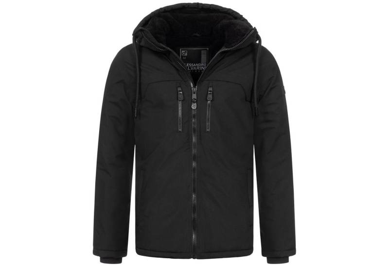 Alessandro Salvarini Winterjacke ASMori mit warmem Teddyfell von Alessandro Salvarini