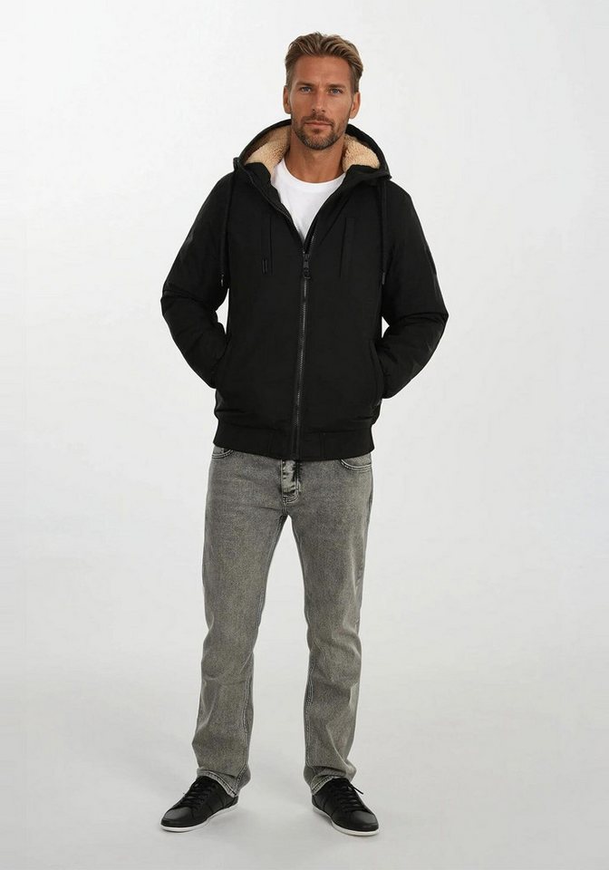 Alessandro Salvarini Winterjacke ASPedro innen mit warmem Teddyfell von Alessandro Salvarini