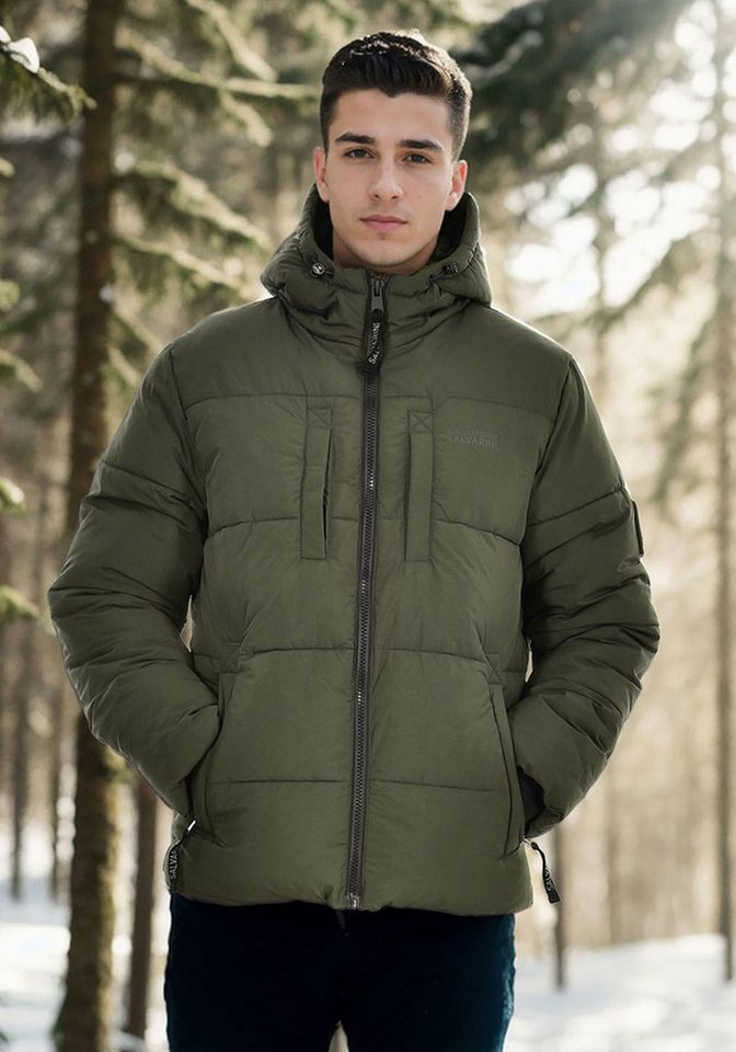 Alessandro Salvarini Winterjacke ASKelvin innen komplett mit warmem Teddyfell von Alessandro Salvarini