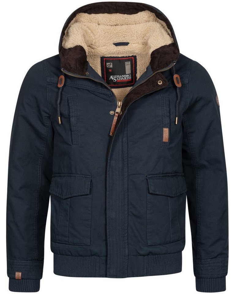 Alessandro Salvarini Winterjacke ASRigio mit warmem Teddyfell von Alessandro Salvarini