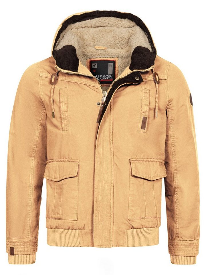 Alessandro Salvarini Winterjacke ASRigio mit warmem Teddyfell von Alessandro Salvarini