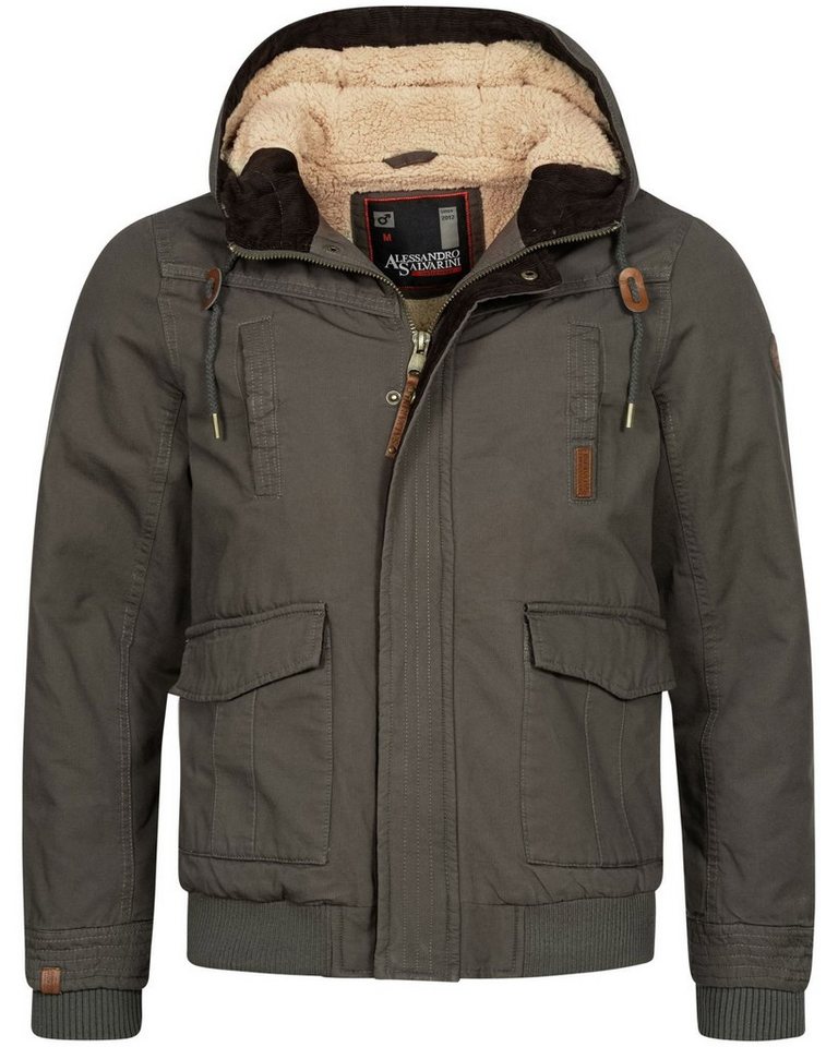 Alessandro Salvarini Winterjacke ASRigio mit warmem Teddyfell von Alessandro Salvarini