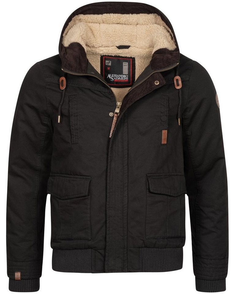 Alessandro Salvarini Winterjacke ASRigio mit warmem Teddyfell von Alessandro Salvarini