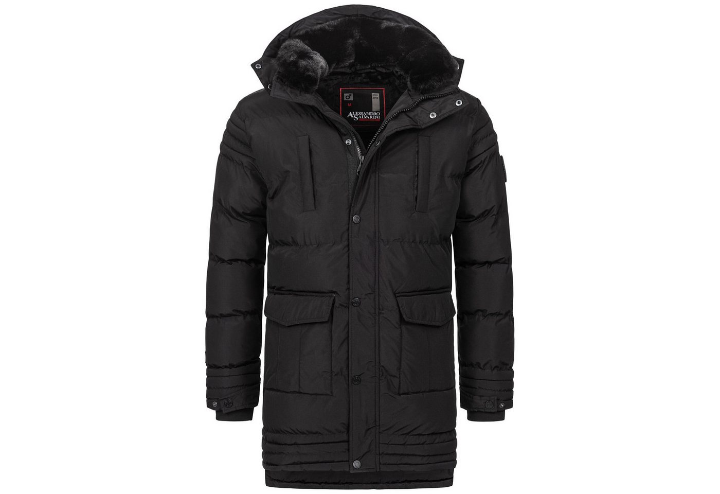 Alessandro Salvarini Winterjacke ASVenico mit Teddyfelleinsatz von Alessandro Salvarini