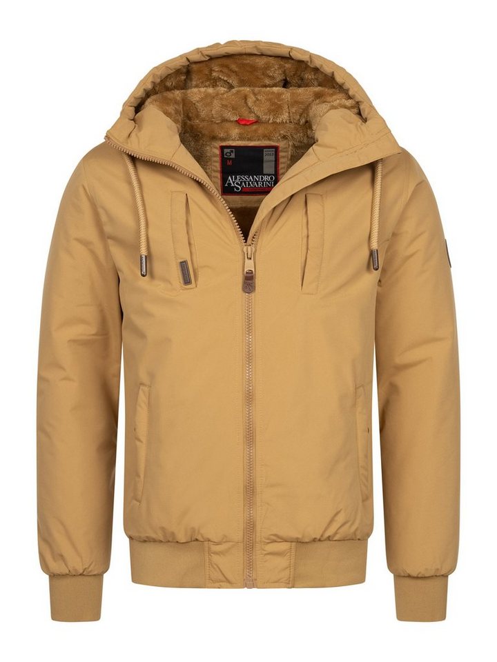 Alessandro Salvarini Winterjacke ASWeighty mit weichem Teddyfell innen von Alessandro Salvarini