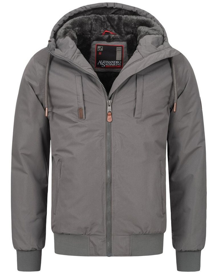 Alessandro Salvarini Winterjacke ASWeighty mit weichem Teddyfell innen von Alessandro Salvarini