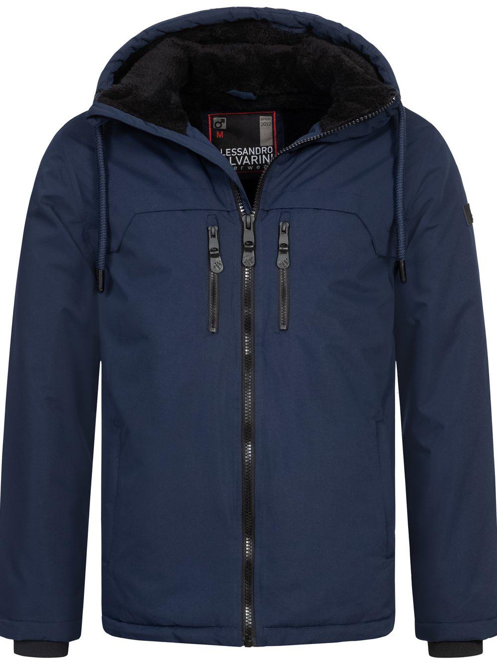 Alessandro Salvarini Winterjacke Herren, blau von Alessandro Salvarini