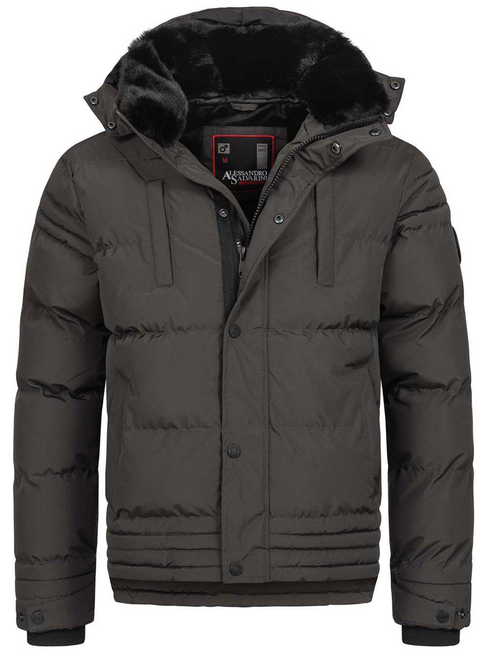 Alessandro Salvarini Winterjacke Herren, grau von Alessandro Salvarini