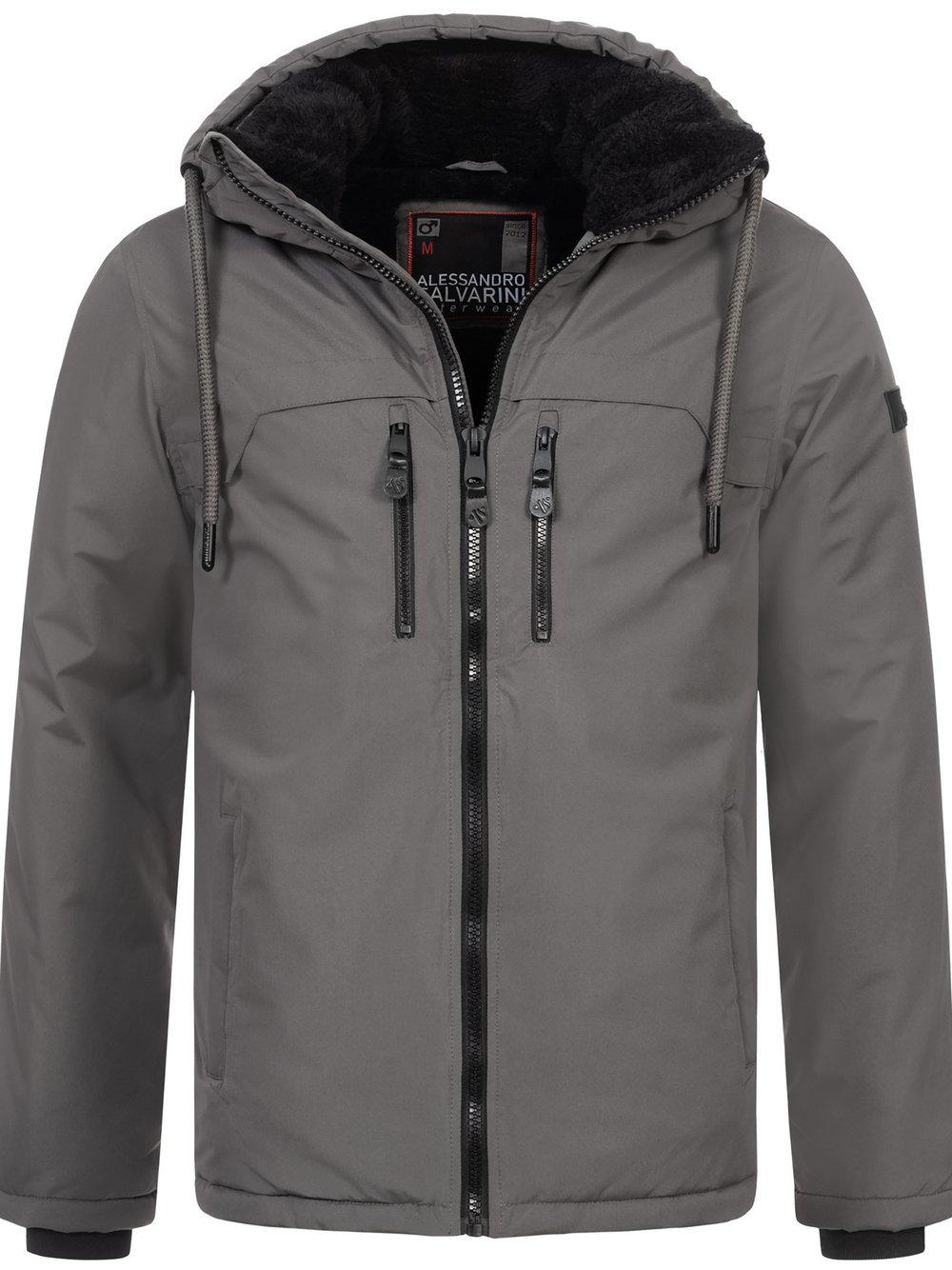 Alessandro Salvarini Winterjacke Herren, grau von Alessandro Salvarini