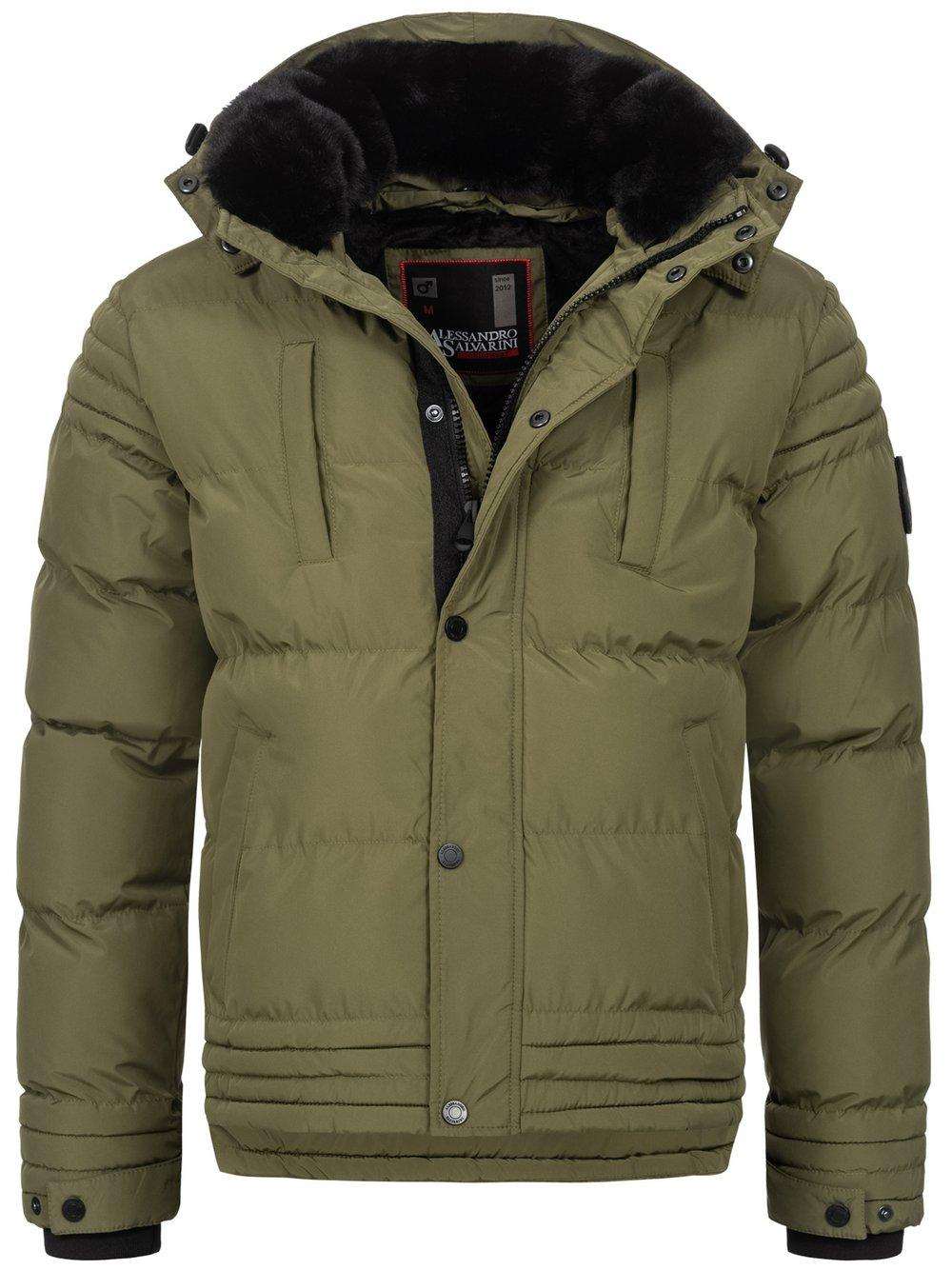 Alessandro Salvarini Winterjacke Herren, oliv von Alessandro Salvarini