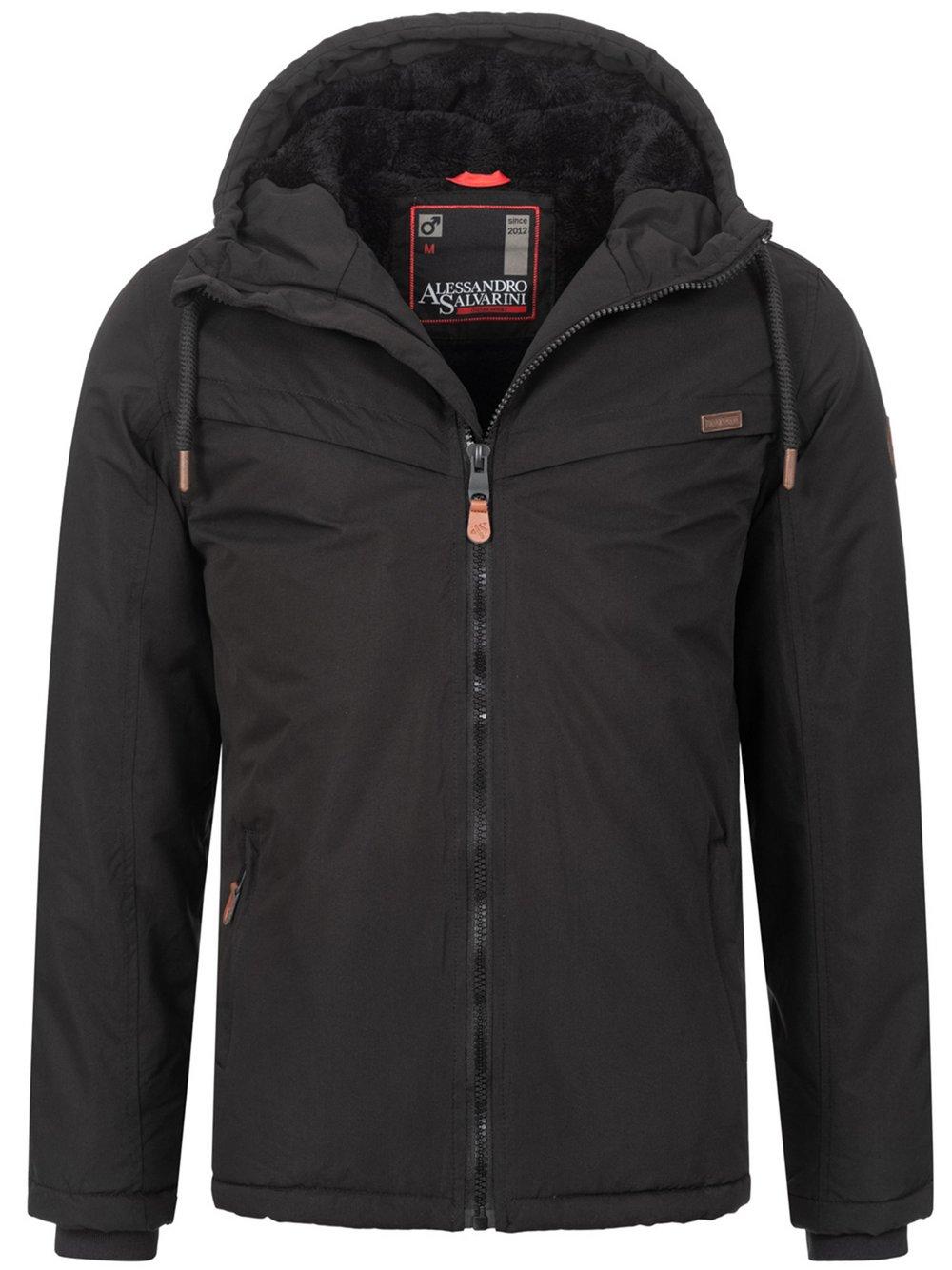 Alessandro Salvarini Winterjacke Herren, schwarz von Alessandro Salvarini