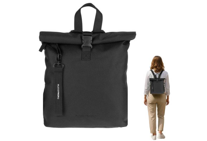 Alessandro Salvatore Cityrucksack Rucksack Damen Damenrucksack Handtasche, kleiner Freizeitrucksack Tasche Geheimfach Mila 4293 + Schlüsselbörse Alessandro Salvatore Cityrucksack Rucksack Damen Damenrucksack Handtasche, kleiner Freizeitrucksack Tasche Geheimfach Mila 4293 + Schlüsselbörse von Alessandro Salvatore