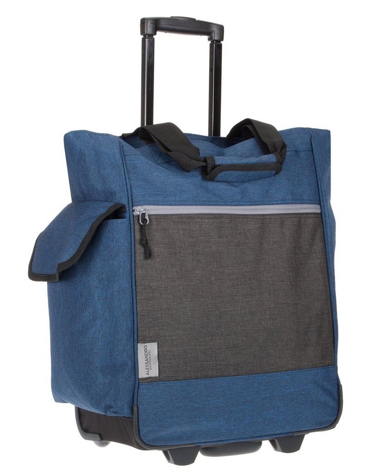 Alessandro Salvatore Einkaufstrolley Pro Shopping Trolley Einkaufswagen, Shoppingroller Einkaufsroller Trolly + Thermotasche von Alessandro Salvatore