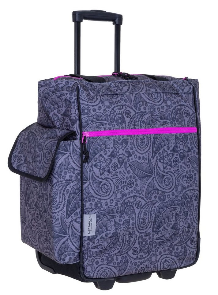 Alessandro Salvatore Einkaufstrolley Pro Shopping Trolley Einkaufswagen, Shoppingroller Einkaufsroller Trolly + Thermotasche von Alessandro Salvatore