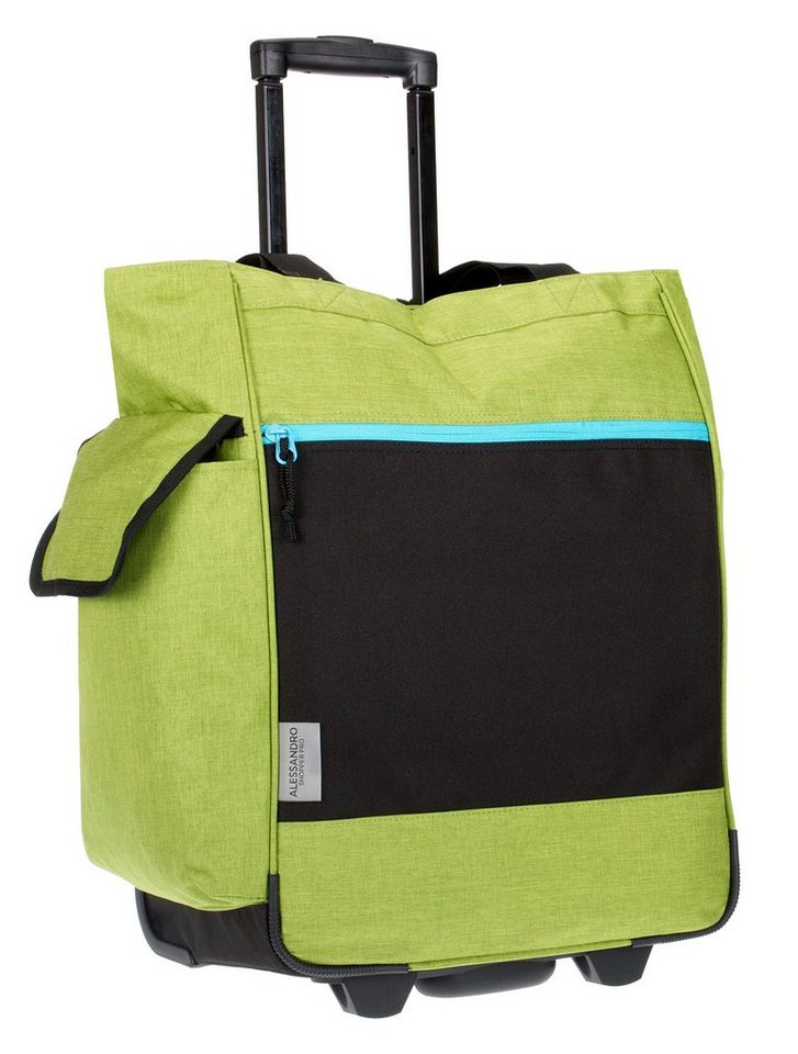 Alessandro Salvatore Einkaufstrolley Pro Shopping Trolley Einkaufswagen, Shoppingroller Einkaufsroller Trolly + Thermotasche von Alessandro Salvatore