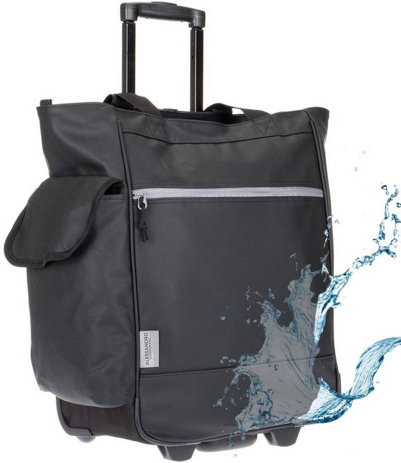 Alessandro Salvatore Einkaufstrolley Pro Shopping Trolley Einkaufswagen, Shoppingroller Einkaufsroller Trolly + Thermotasche von Alessandro Salvatore