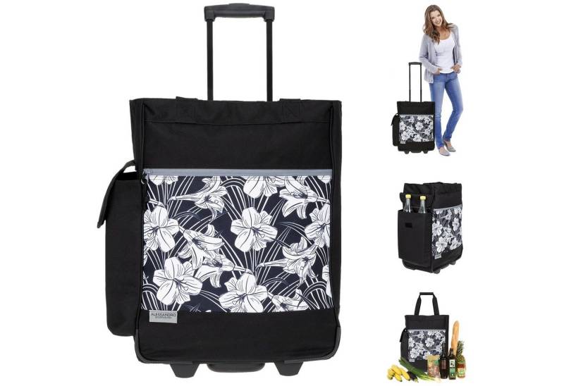 Alessandro Salvatore Einkaufstrolley Pro Shopping Trolley Einkaufswagen, Shoppingroller Einkaufsroller Trolly + Thermotasche von Alessandro Salvatore