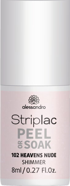 Alessandro Striplac Peel or Soak 102 Heavens Nude 8 ml von alessandro