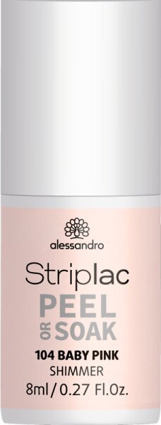 Alessandro Striplac Peel or Soak 104 Baby Pink 8 ml von alessandro