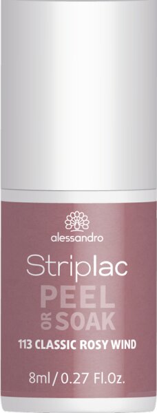 Alessandro Striplac Peel or Soak 113 Classic Rosy Wind 8 ml von alessandro