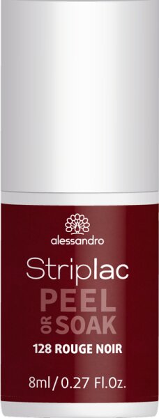 Alessandro Striplac Peel or Soak 128 Rouge Noir 8 ml von alessandro