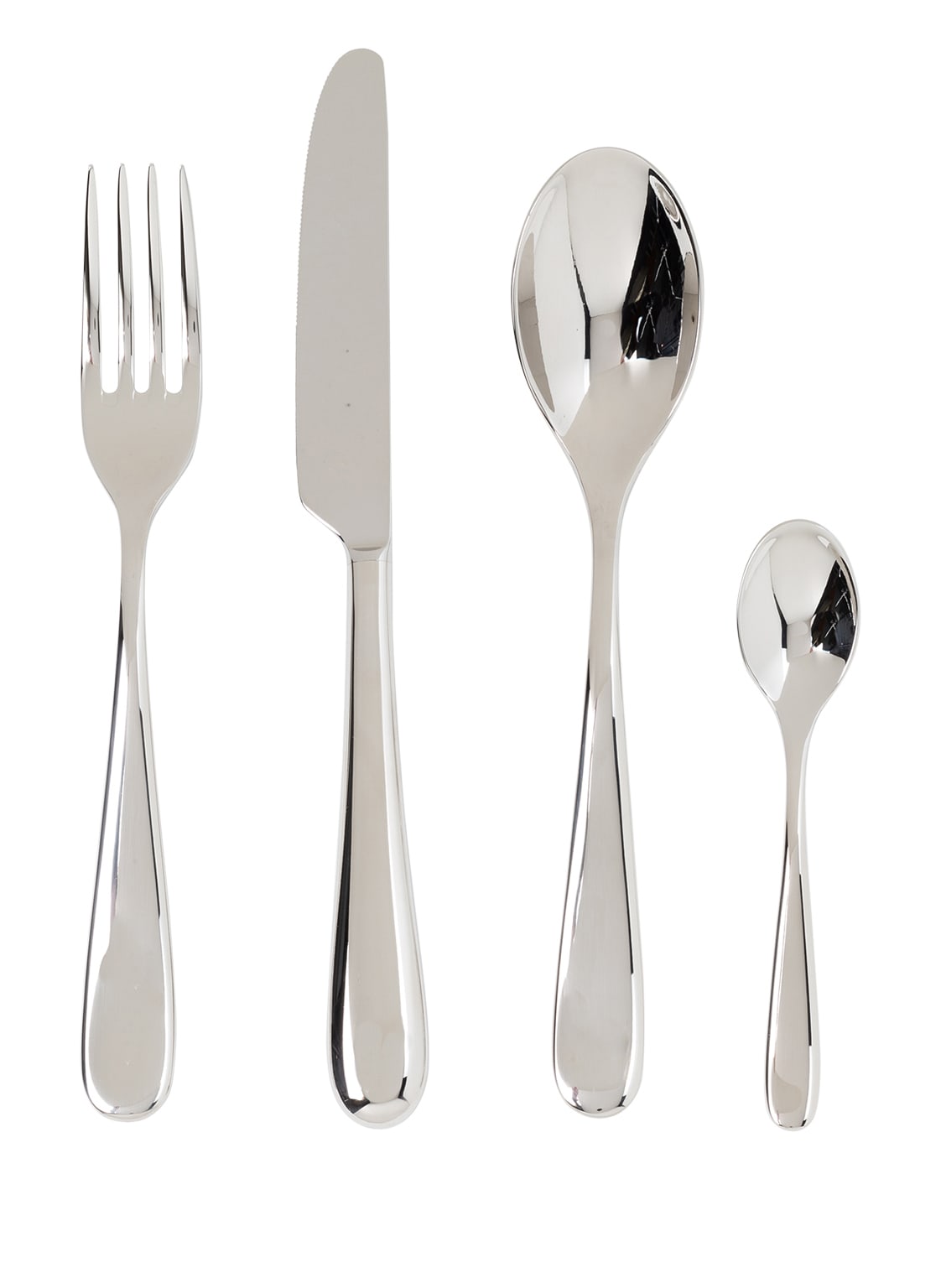 Alessi 24-Tlg. Besteckset Nuovo Milano silber von Alessi