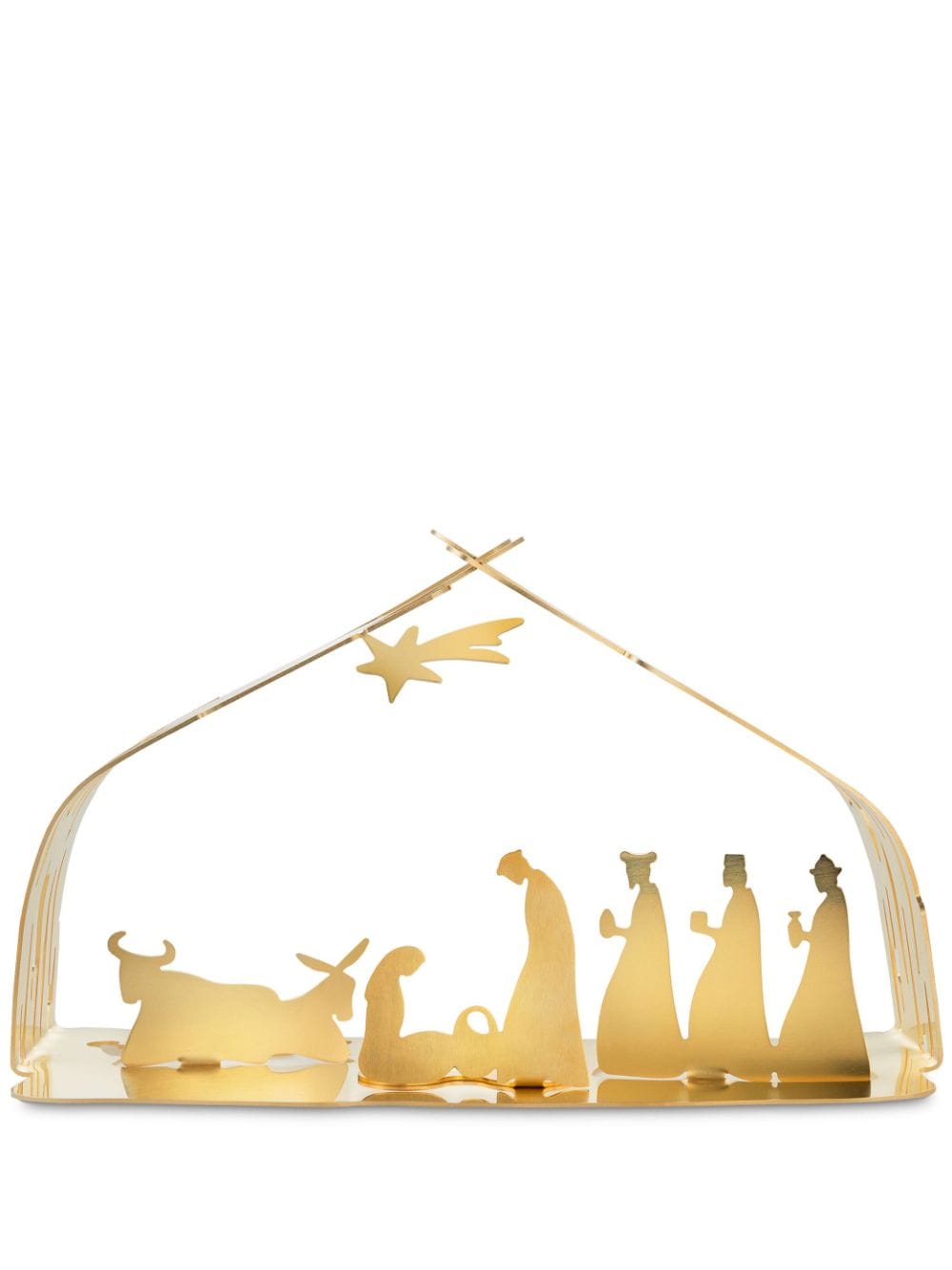 Alessi Bark Christmas Crib Deko - Gold von Alessi