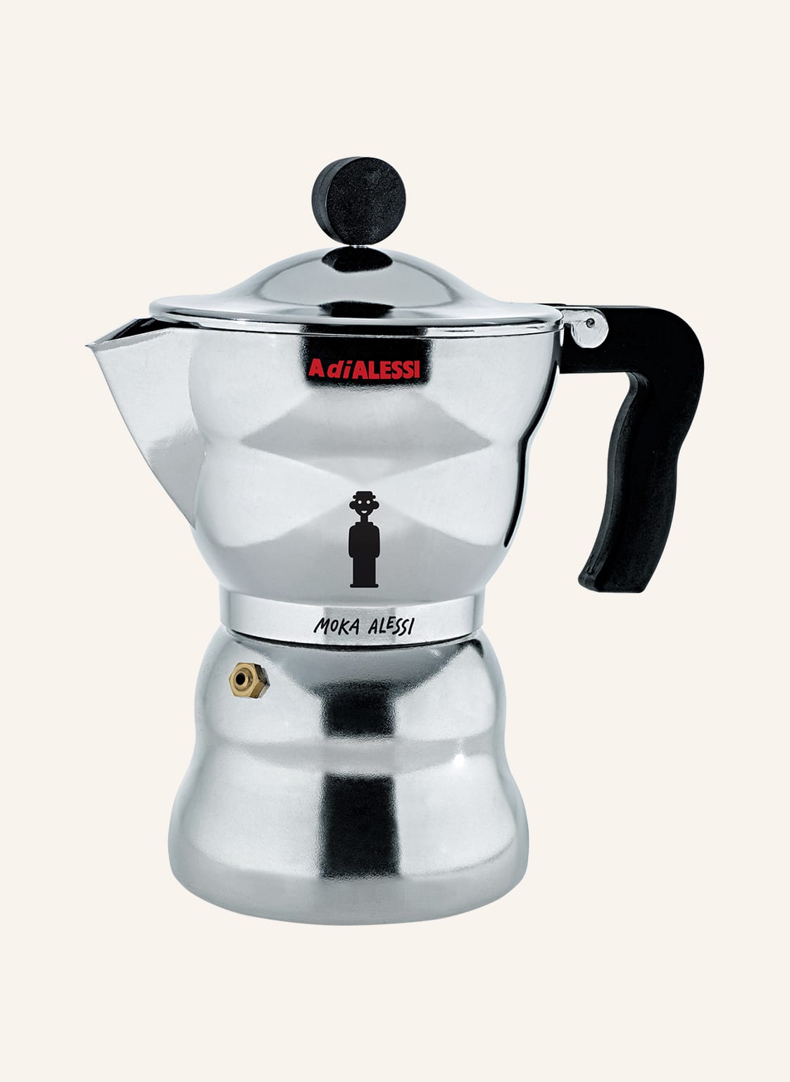 Alessi Espressokocher Moka Alessi silber von Alessi