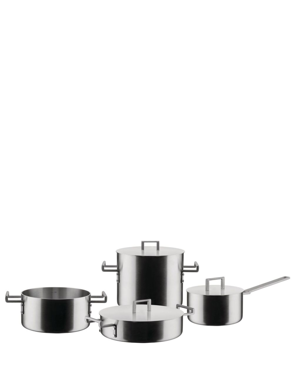 Alessi Kochgeschirr-Set aus Stahl - Silber von Alessi