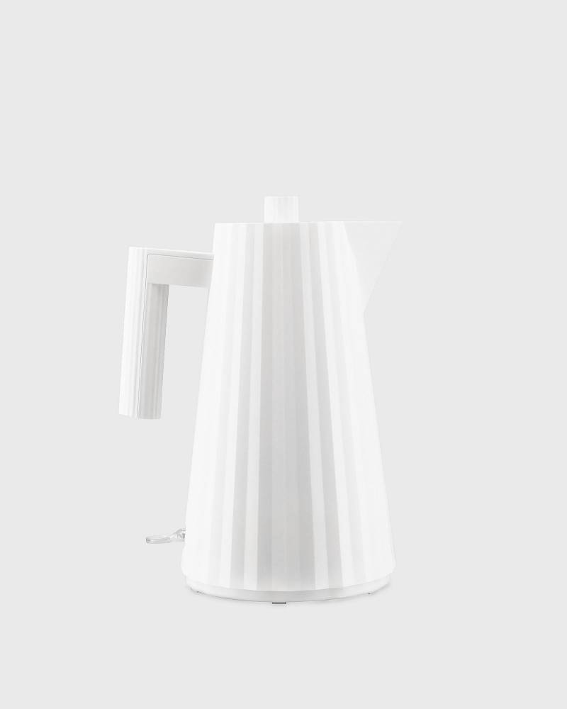 Alessi PLISSE ELECTRIC KETTLE - EU PLUG men Kitchen- & Tableware white in Größe:ONE SIZE von Alessi
