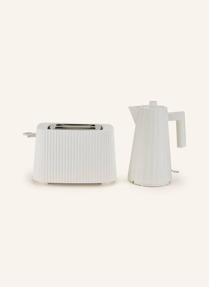 Alessi Set Plissè: Toaster Und Wasserkocher weiss von Alessi