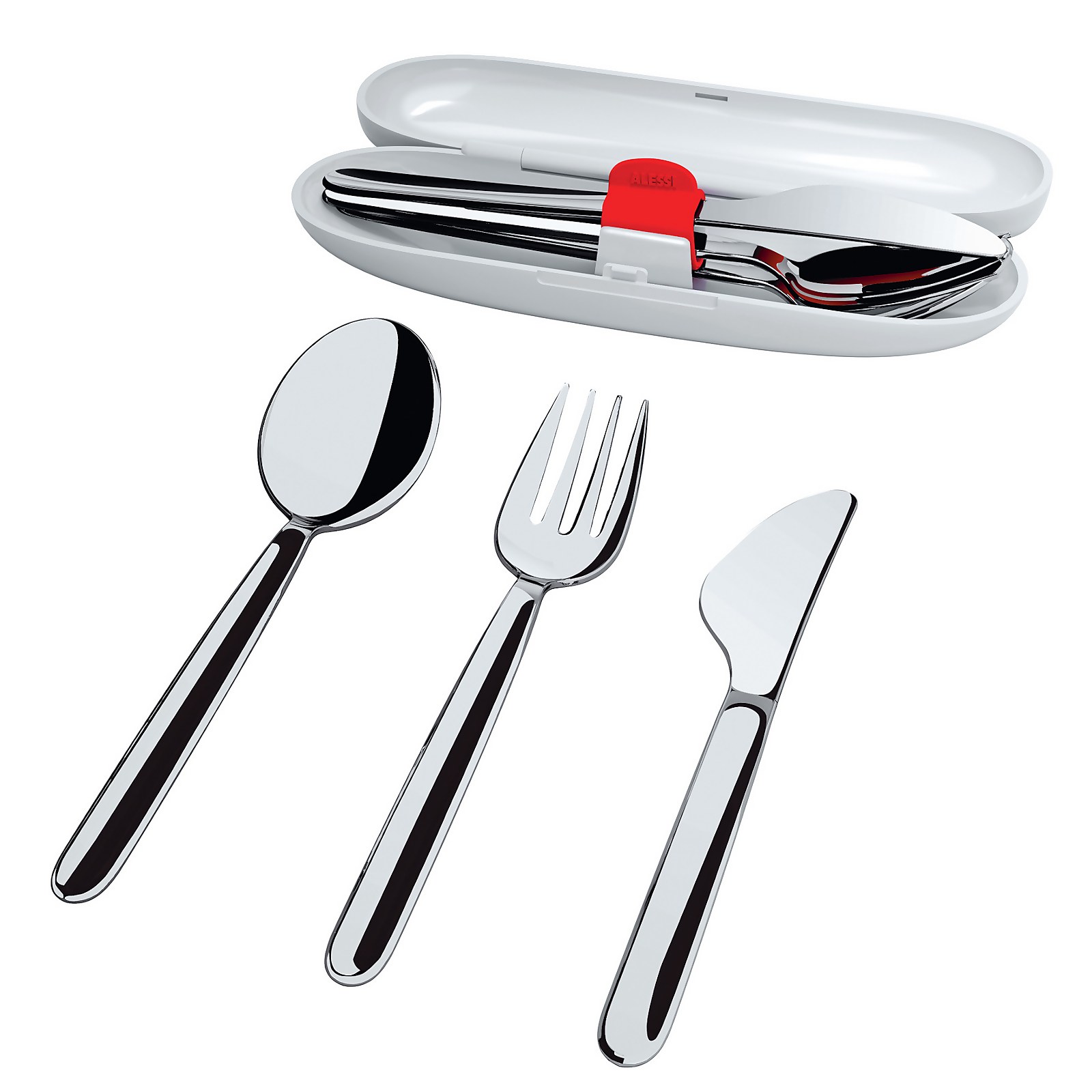 Alessi Travel Cutlery - Silver von Alessi