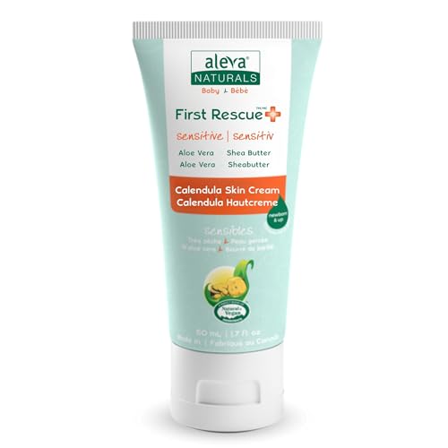 Aleva Naturals Feuchtigkeitsspendende & Beruhigende Creme für die ganze Familie – 100 % natürliche Inhaltsstoffe – Mit Sheabutter, Calendula & Aloe Vera – Ideal für Gesicht, Körper & Windelbereich von Aleva Naturals