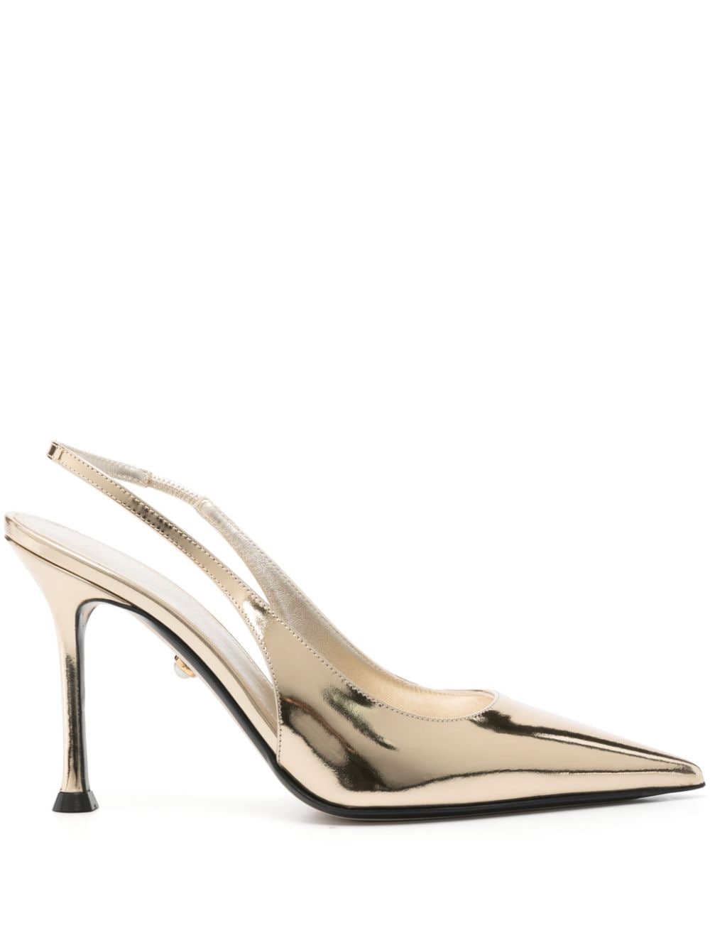 Alevì Slingback-Pumps 105mm - Gold von Alevì