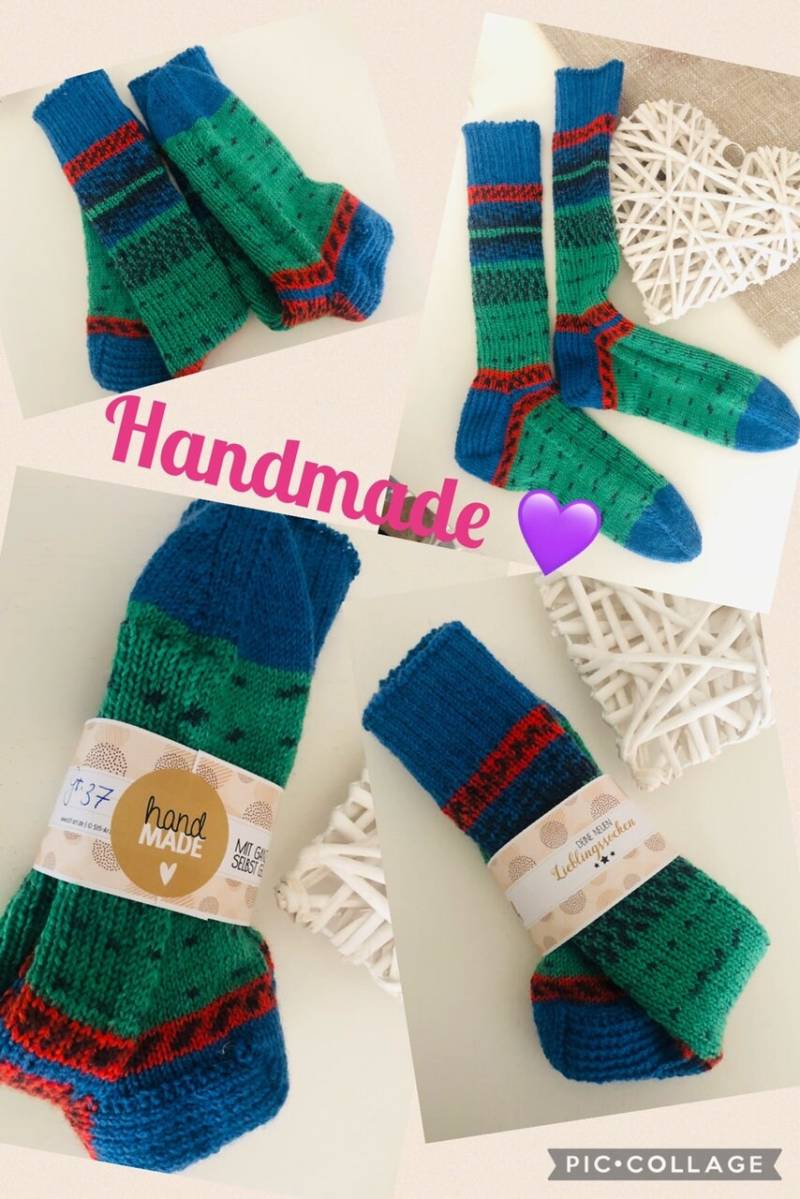 Socken, Strümpfe, Handgestrickt Handmade von AlexAsWollwerkstatt
