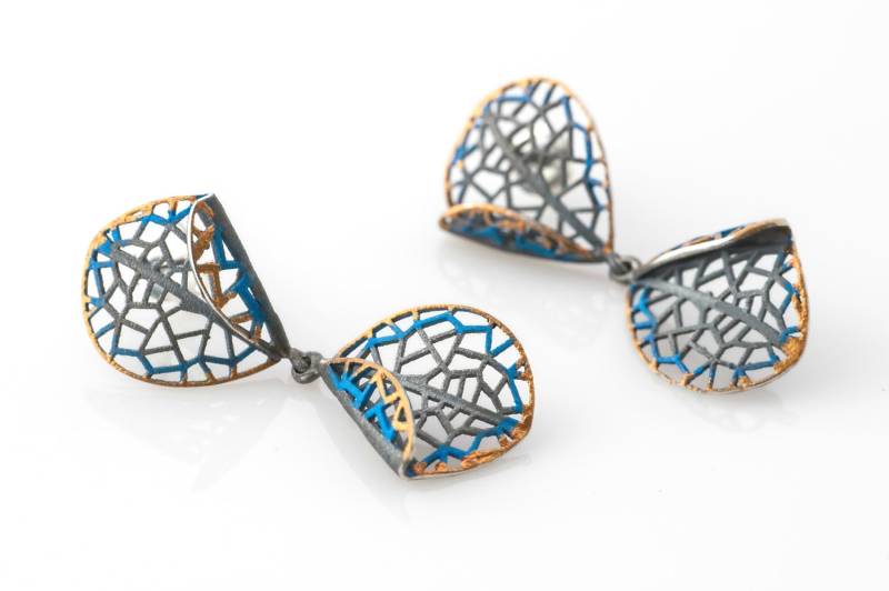 Einzigartige Blatt Ohrringe - Sterling Silber Schmetterling Designer Ohrhänger Einzigartige Blatt Ohrringe - Sterling Silber Schmetterling Designer Ohrhänger von AlexDeHaro