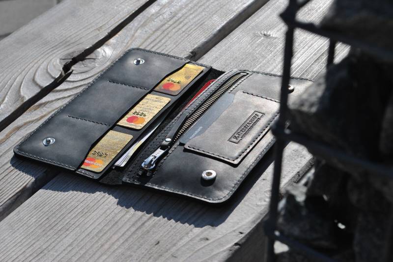 Iphone Xs Max Hülle Aus Leder. Herren-Geldbörse. 11 Pro Max-Hülle Mit Geldbörse Für Damen. Leder-Geldbörse. Leder-Clutch. Reise-Organizer Leder von AlexDemyanov