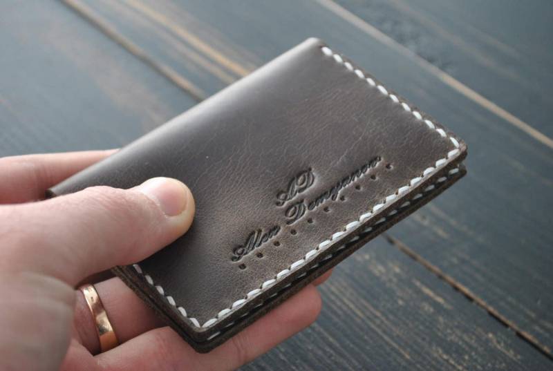 Kreditkarteninhaber. Kreditkartenetui. Kartenetui Aus Leder. Visitenkartenetui Mit Halter. Kartenetui. Kartenorganisator. Personalisierter von AlexDemyanov