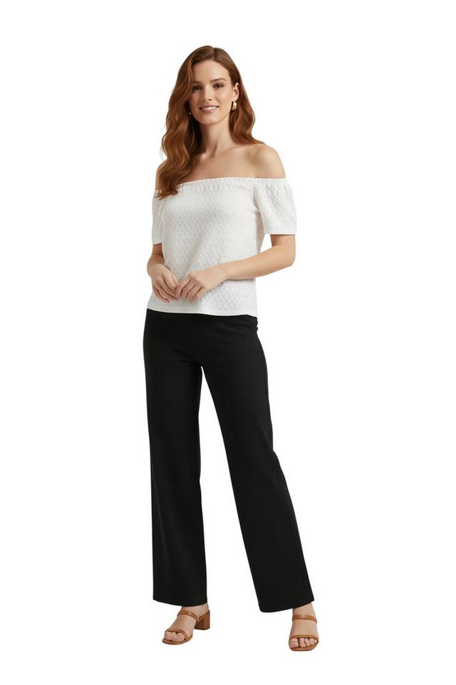 Alexa Dash Blusentop Boot-Ausschnitt Bluse von Alexa Dash