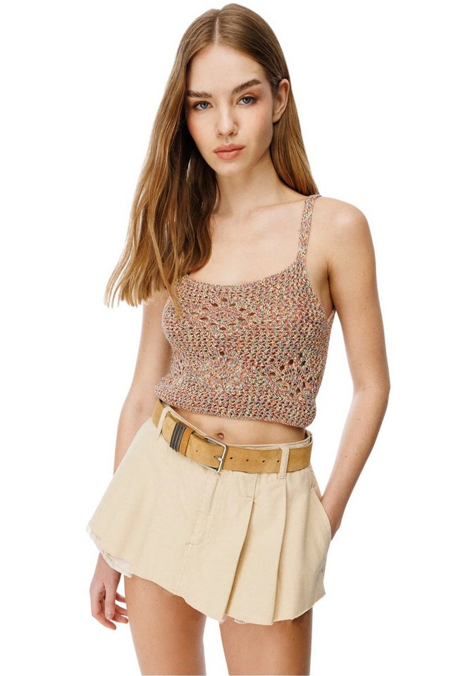 Alexa Dash Blusentop Gestricktes Bustier mit Trägern von Alexa Dash