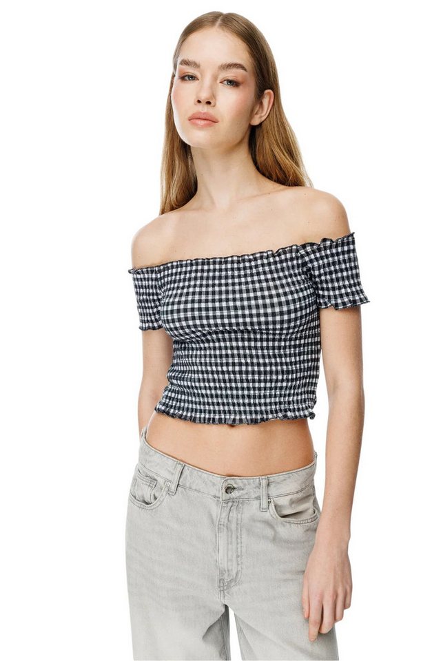 Alexa Dash Blusentop Yaka Crop Bluse - Türkische Carmen Kollektion von Alexa Dash