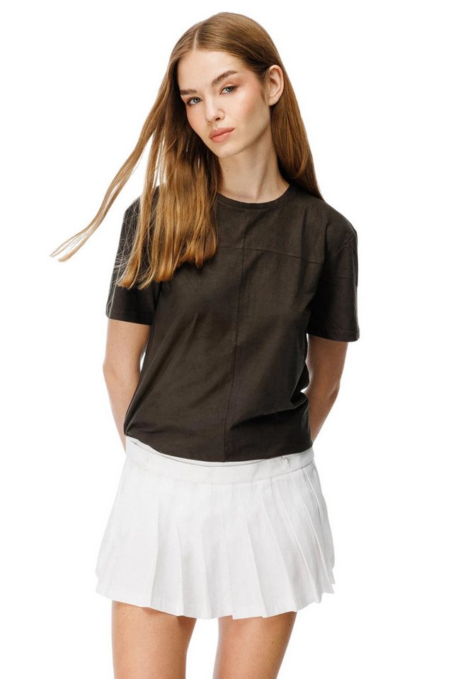 Alexa Dash T-Shirt Gesticktes Fahrrad Rundhals T-Shirt von Alexa Dash