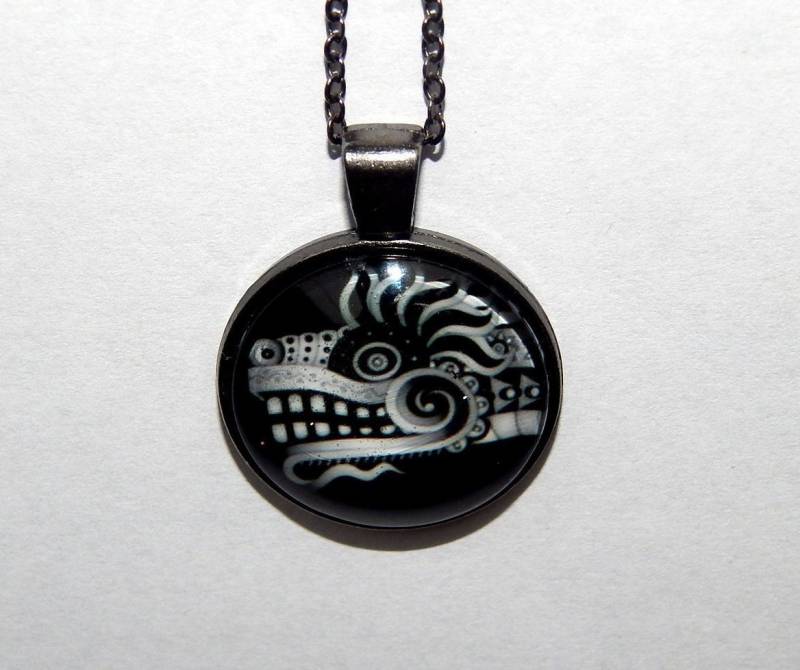 Quetzalcoatl Anhänger Maya Azteken Gott Kette von AlexaArtBoutique
